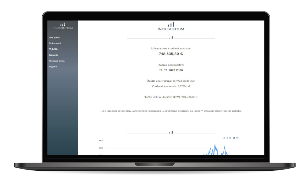 Aplikacija Incrementum