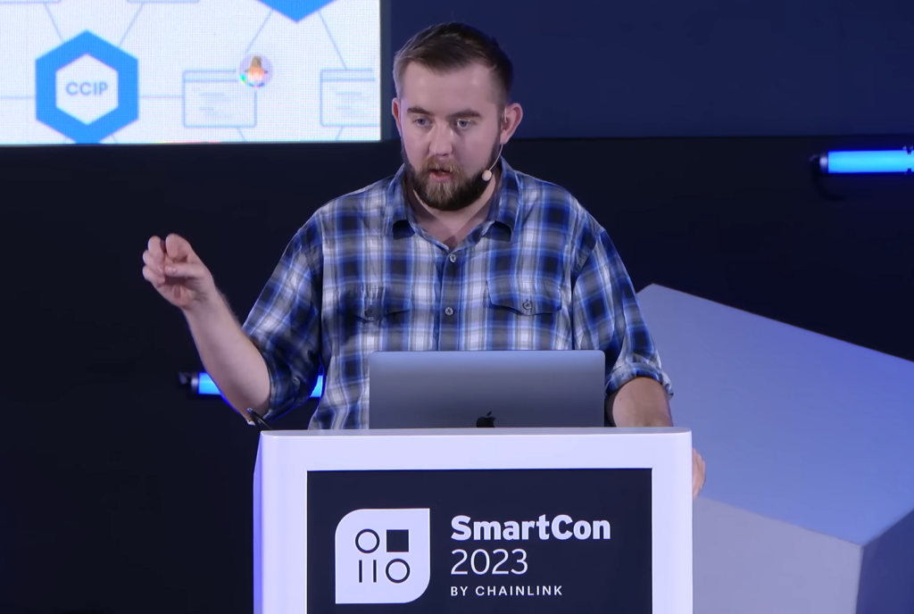 Sergey Nazarov na Chainlink konferenci
