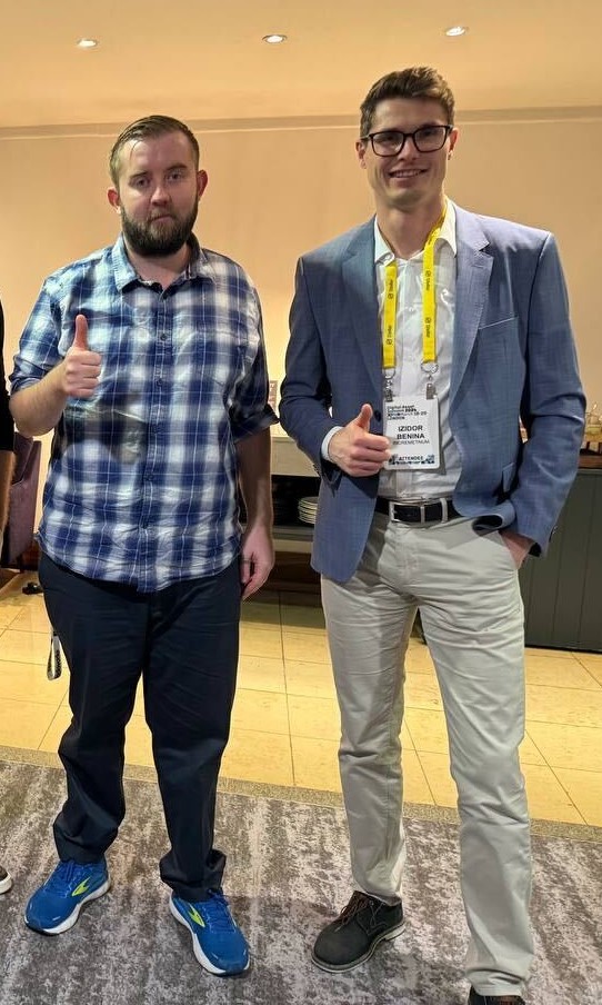 Izidor Benčina in Sergey Nazarov ustanovitelj Chainlinka